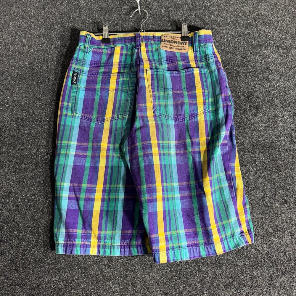 90s Unionbay Plaid Shorts Size 30 Made in Hong Kong